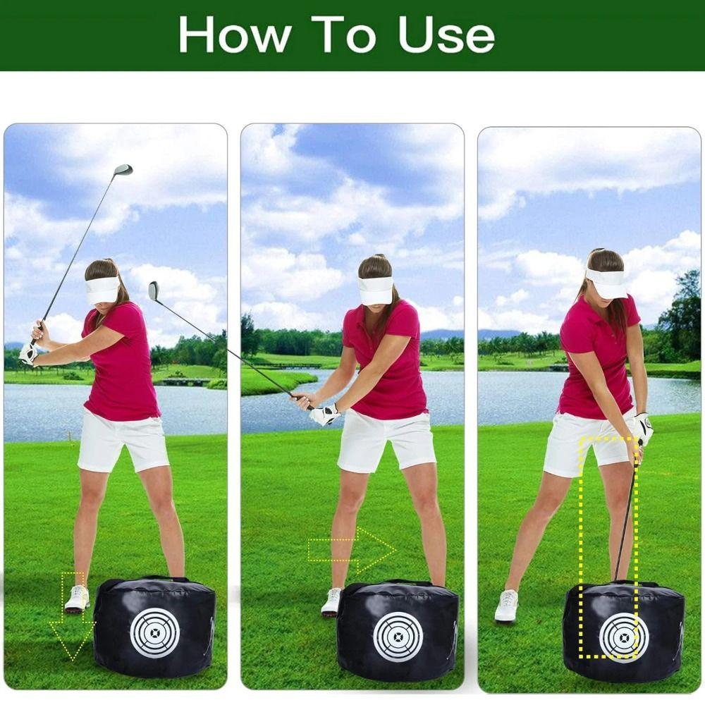 Impact Resistant Golf Impact Power Smash Bag Improve Accuracy Golf Swing Trainer Golf Club