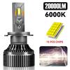 H1 H8 H11 HB3 HB4 9005 9006 H4 H7 20000LM Car LED Headlight Canbus LED Lights 6000K Auto Running Lights Car Headlight Bulbs
