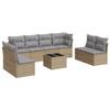 VidaXL Salon de Jardin avec Coussins 9 pcs, Canapés avec Pieds Réglables, Ensemble de Meubles d'Extérieur Patio Terrasse, 3249298