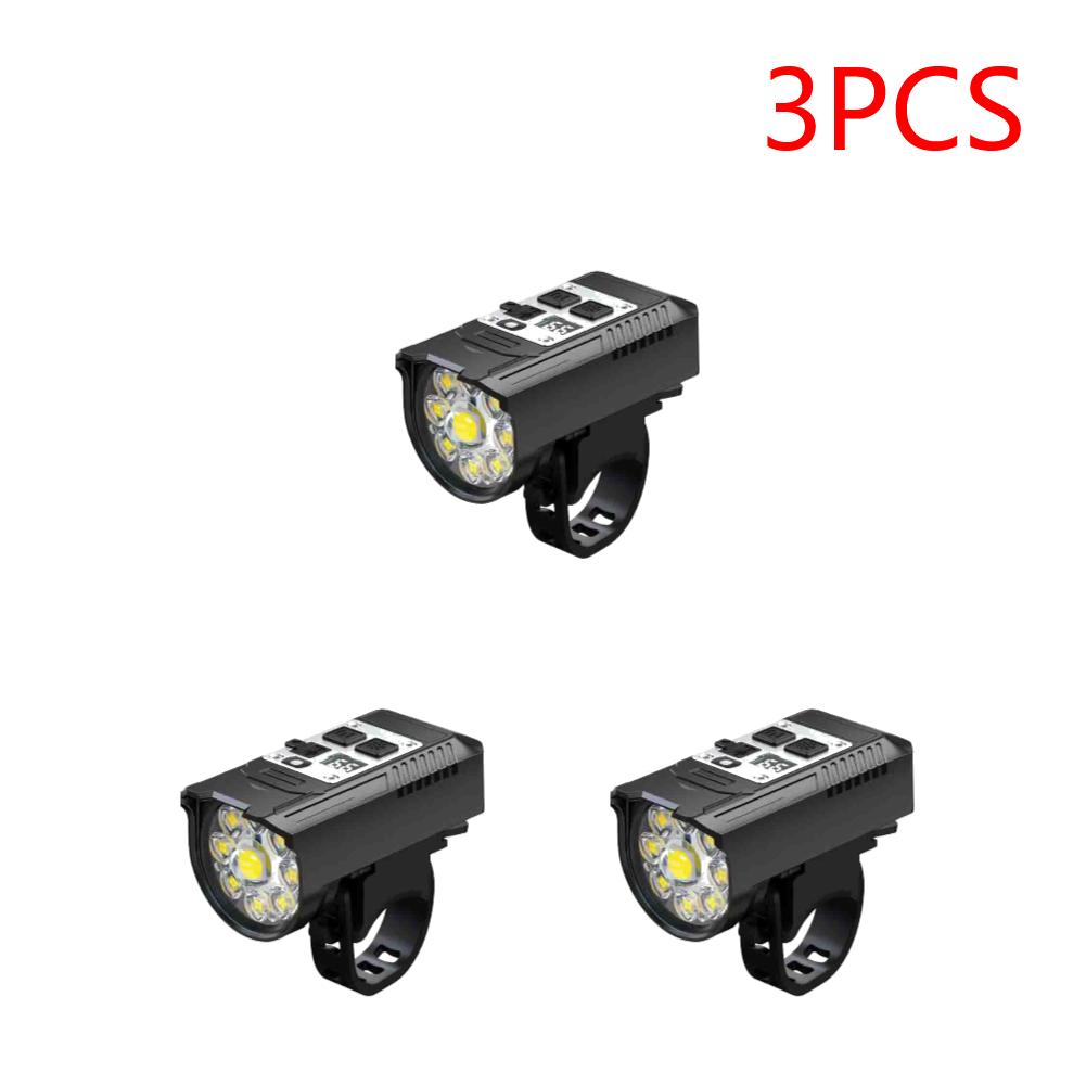 1-5 шт. Светодиодный передний фонарь для велосипеда высокой яркости, велосипедный фонарик с двойным источником света, головной фонарь для велосипеда, велосипедная фара для ночной езды
