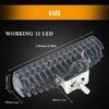 2 Level Brightness Adjustable 300m Beam Distance Easy Installation 12 LEDs Work Light for Truck LED Worklight Roof Mount