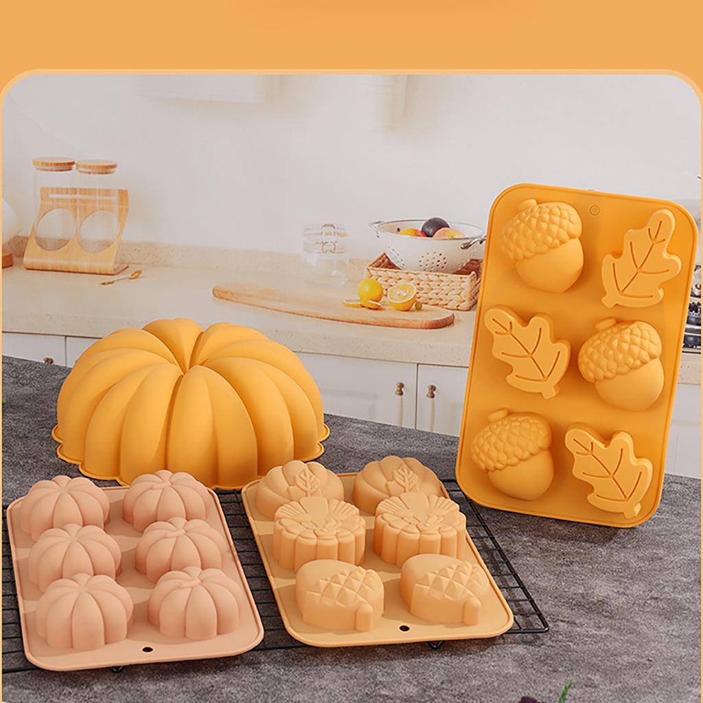 Halloween Silicone Cake Mold Cold Home Baking Mold 6 Even Cake Mold Soap Mold