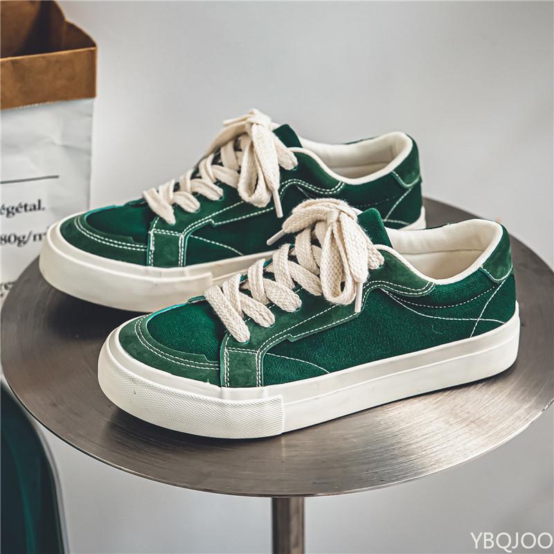 Модная весенне-осенняя новая студенческая низкая простая удобная дышащая парусиновая обувь для мужчин, универсальная плоская повседневная обувь для скейтборда