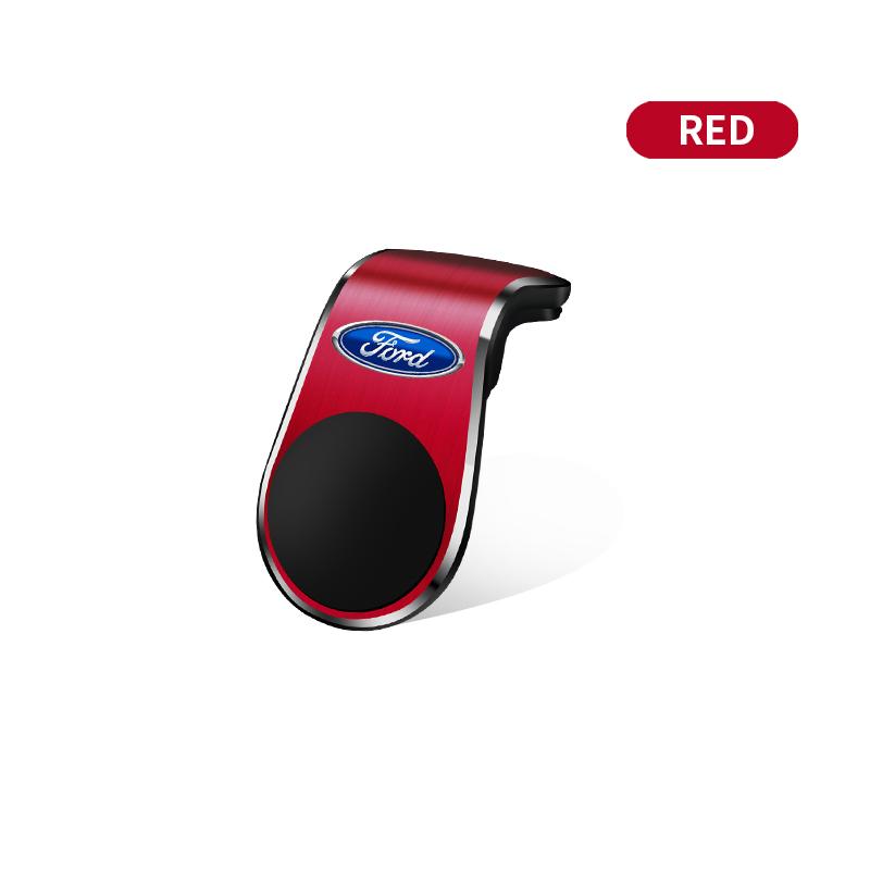 Car Magnetic L-shaped AMG Badge Car Dedicated GPS Phone Holder Car Goods For Ford Focus Mondeo Kuga Fiesta MK7 Escort Explorer Edge 2 4 MK2