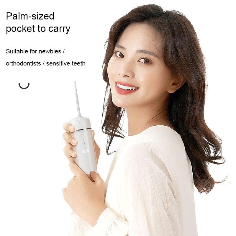 Water Flosser Cordless For Teeth With 4 Types Of Nozzles Mini Portable Oral Irrigator Teeth Cleaner Pick