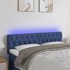 VidaXL LED Headboard Bedroom Furniture Double Bed Accessory Head of Bed Frame Interior Blue 3121952