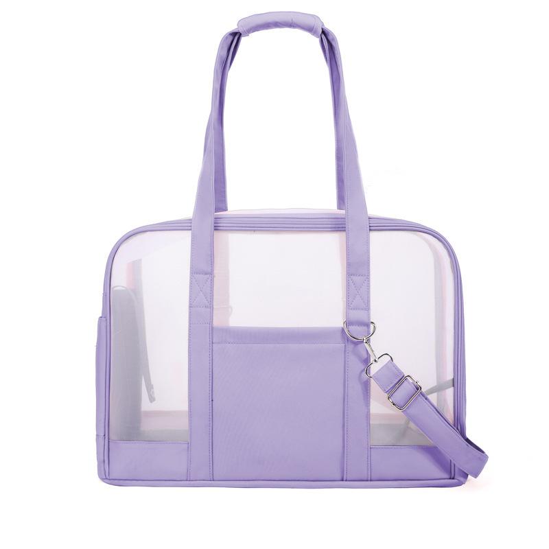 Cat Bag for Easy Outdoor Use Large Capacity Pet Transparent and Simple Pet Shoulder Bag Small Animal Carrier