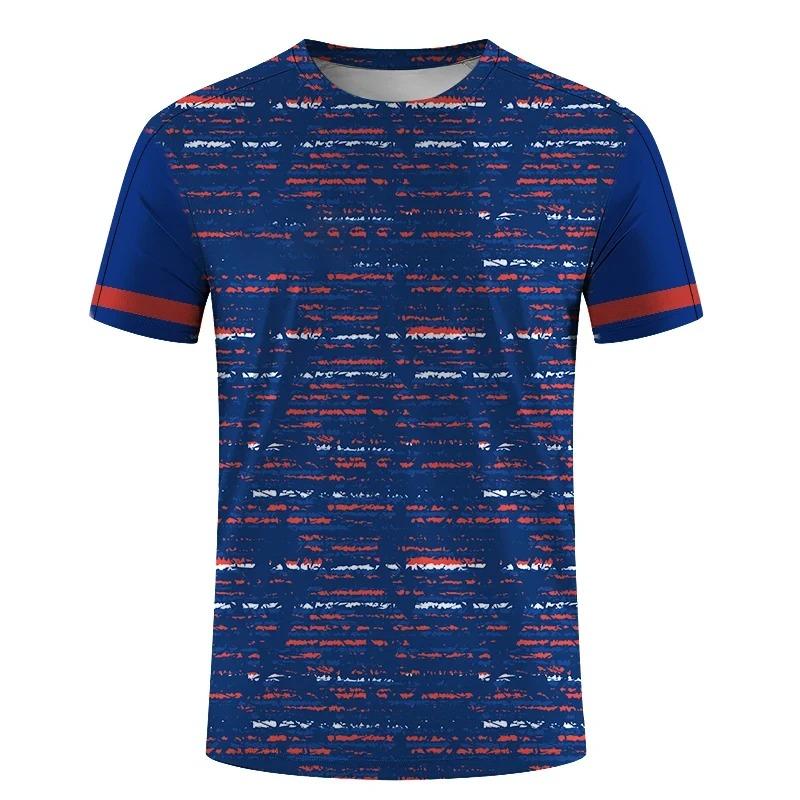 Outdoor Sports Events Training Clothing Badminton Motion Men's T Shirt Oversized Short Sleeve Tracksuit Casual Round Neck Tops