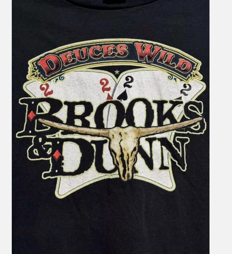 Brooks & Dunn Deuces Wild T-Shirt Unisex Cotton Classic Tee All Sizes