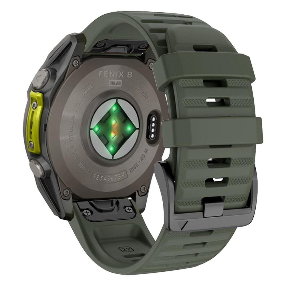 22 мм 26 мм Ремешок для часов для Garmin Fenix 8 Pro E 47 мм 51 мм/6 6X 7 7X Solar/Epix/Tactix/quatix/Instinct 3 Силиконовый ремешок Браслет