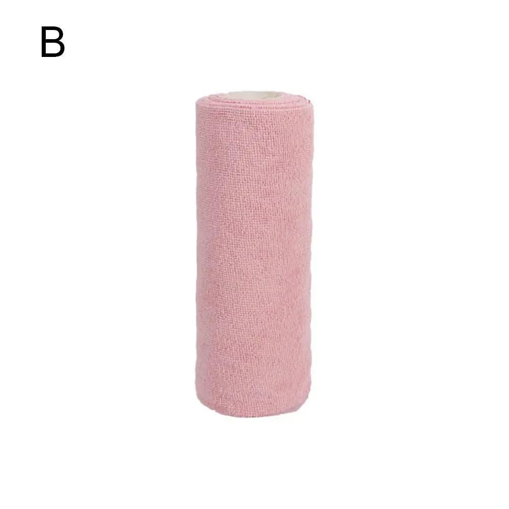 1 Roll Of 20 Sheets Reusable Cleaning Wipe Household Microfiber Rolls Kitchen Cloth Towel Rags Wash Towel Paper Dish Replac Z5y4