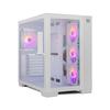 Белый корпус ATX Midi-Tower Nox USB 3.0 LED RGB