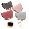 Travel Coin Holder Retro Plaid Purse, Cotton Fabric Small Change Mini Purse Kiss Lock Pouch for Women Coins Cash Earrings Lipstick Storage
