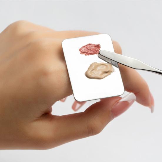 Многофункциональная палитра для макияжа, Смешивание DIY, поднос для палитры красок из нержавеющей стали, набор шпателей для смешивания для красоты