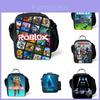 Модная сумка для ланча Roblox для студентов и офисных работников, плечевая сумка из ткани Оксфорд