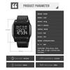 SKMEI Japan Digital movement Countdown Wristwatch For Mens 5Bar Waterproof back Light Display Chrono Watches Clock reloj hombre