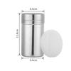 Stainless Steel Pepper Bottle with Rotating Cover Seasoning Storage Can Spice Jar Salt Sugar Container Kitchen Tools