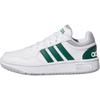 Hoops K White Collegiate Green Kids кроссовки Cloud-White Grey-Two IG3830