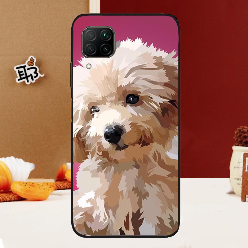 Cure Cartoon Poodle For Huawei Nova 12i 3i 7i 8i 11i 9 10 SE Y60 Y61 Y70 Y72 Y73 Y90 Y91 P20 P30 P40 Lite Case