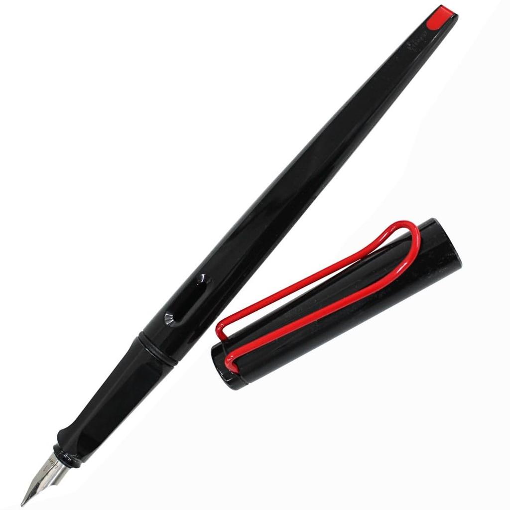LAMY Joy Calligraphy Black Red Official Pen, Clip, L15A, 1.1mm, Import.