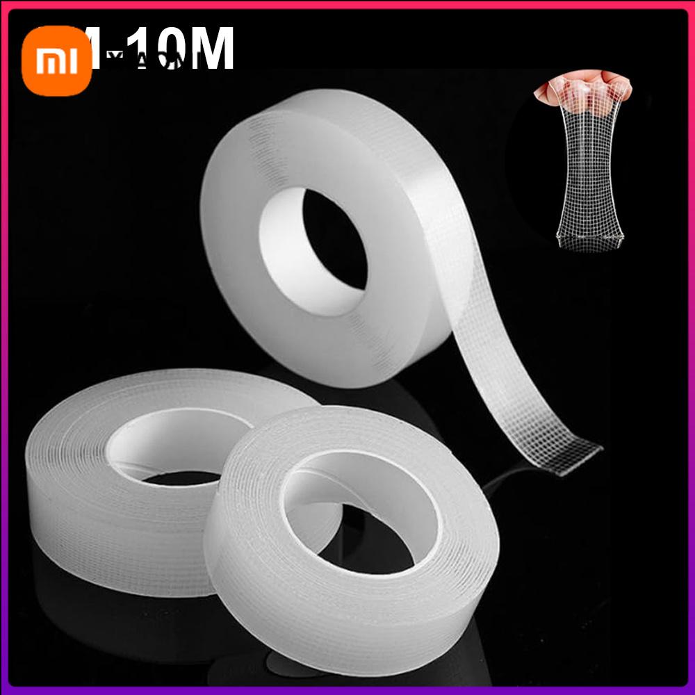 Xiaomi 1-10м Прозрачная двусторонняя нано-лента Съемная Ультрапрочная клейкая лента Водонепроницаемая Экстра прочная липкая лента Для тяжелых условий Двусторонняя лента