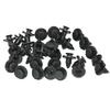 50Pcs/Set Auto Bumper Fender Push 8mm Rivet Retainer Plastic Car Fastener Clip for Universal Car Rivet Fasteners Custom