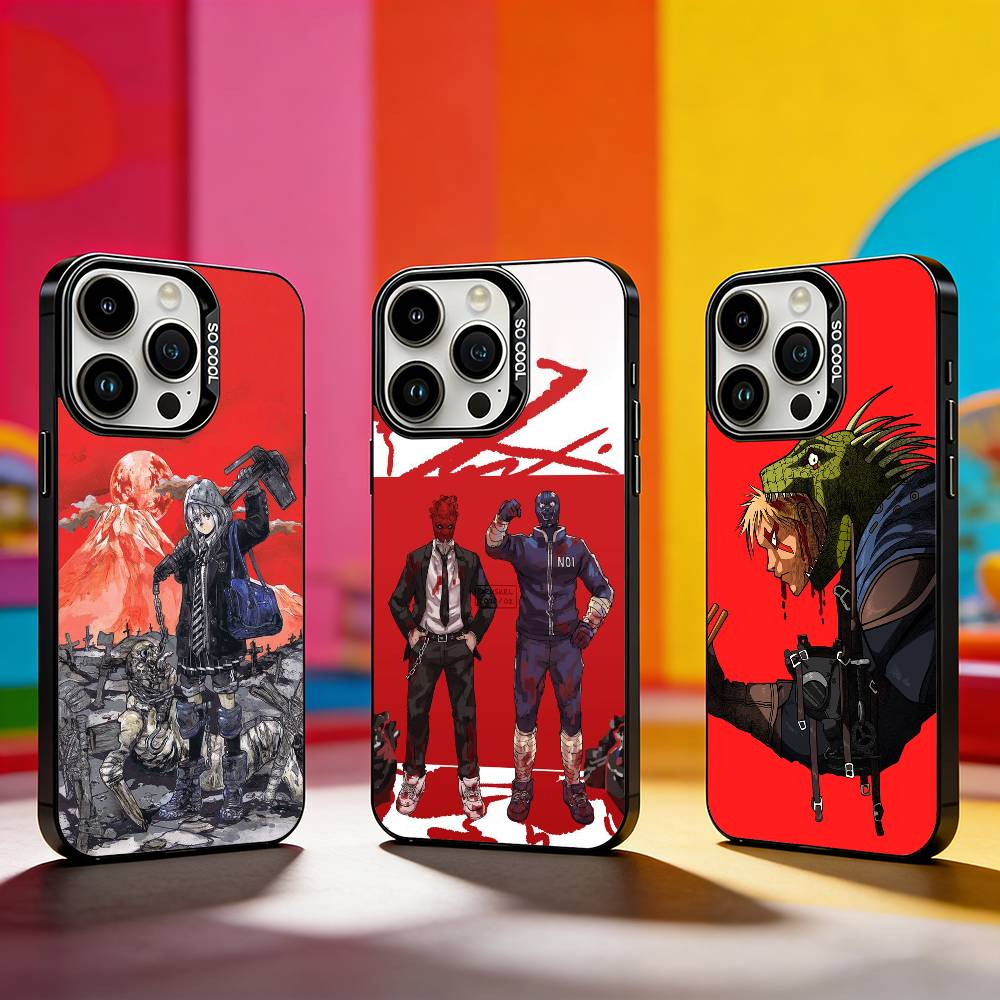 D-Dorohedoro-es Phone Case For iPhone 17,16,15,14,13,12,11 Plus,Pro Max,XS,Colored silver phone case