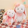 Long Ear Bunny Plushies Doll Pink Rabbit Stuffed Animals Plush Toy Holland Lop Plush Toy  Birthday