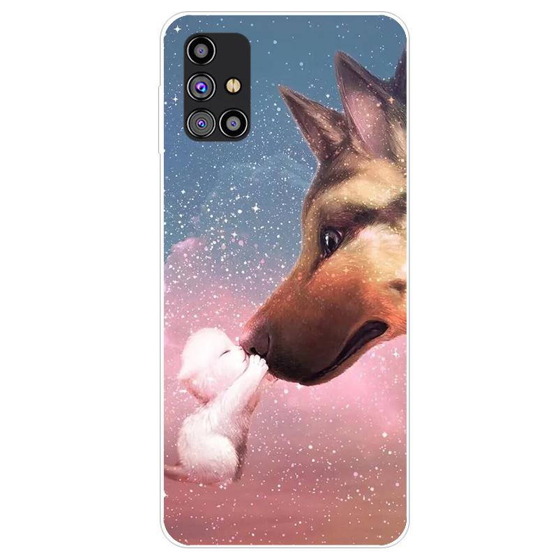 Чехол для телефона Samsung M31s Мягкий силиконовый чехол TPU для Samsung Galaxy M31s Чехол M31 SM 31S GalaxyM31 Бампер Coque