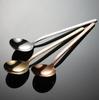 HANYANG 304 Stainless Steel Hammer Point Spoon Titanium Plated Hammer Pattern Retro Spoon Household Kitchen High Value Tableware