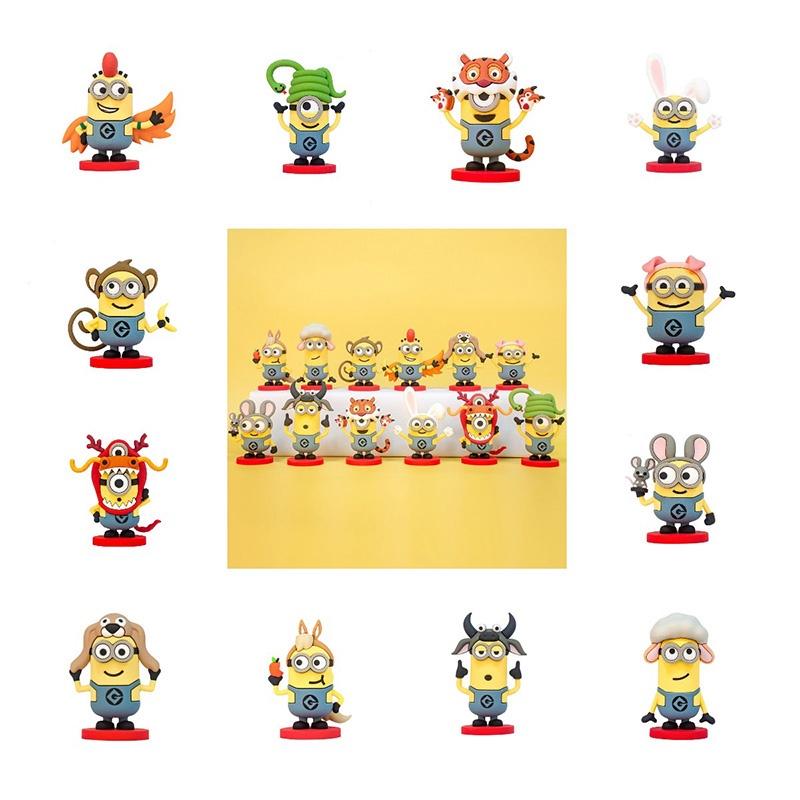 Гадкий Я Миньоны 12 Знаков Зодиака Плюшевые Игрушки для Подростков