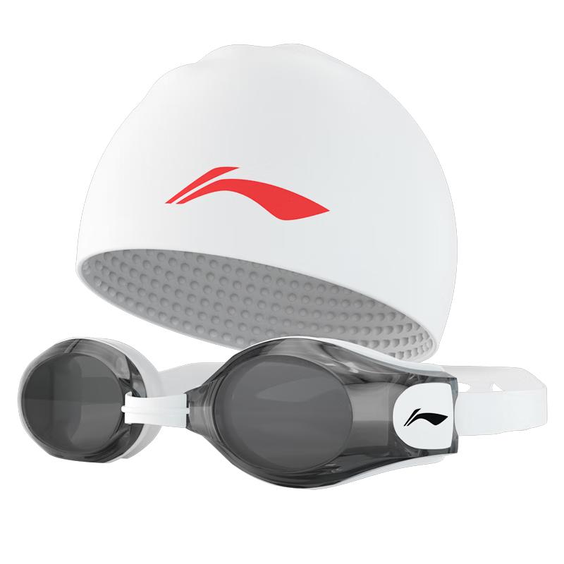 Li-Ning Унисекс HD Противотуманные Очки и Шапочка для Плавания Комплект