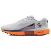 Under Armour HOVR Infinite 5 White Orange Blast Men Sneakers Tux-Purple 3026545-102