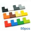 50 шт. Конструктор для поделок Тонкие Гладкие Фигурки с 1+2 Точками Образовательные Креативные Игрушки для Детей Размер Совместим с Кирпичиками 14719