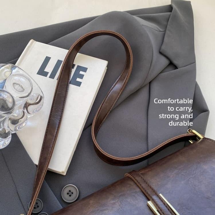 Модная повседневная сумка-квадрат однотонная сумка через плечо