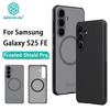 For Samsung Galaxy S25 FE Phone Case Nillkin Super Frosted Shield Pro Magnetic Hard PC+TPU Shell Shockproof Back Cover