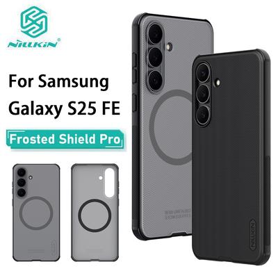 Чехол для телефона Samsung Galaxy S25 FE Nillkin Super Frosted Shield Pro Магнитный Жесткий ПК+ТПУ Чехол Ударопрочная Задняя Крышка