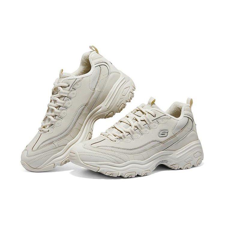 Skechers D'Lites 1.0 Массивные кроссовки 'Кремово-белые' 894268-NAT