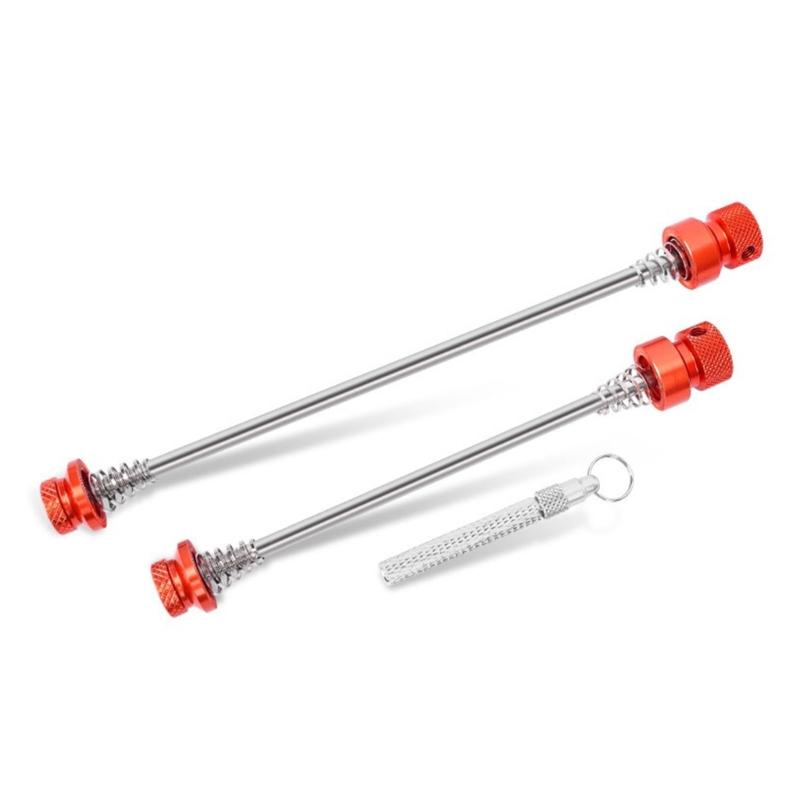 Bicycles Front Rear Hub Set Mountain Bicycles Hub Levers Aluminum Alloy Bike Skewers Bicycles Maintenance Tool Enduring