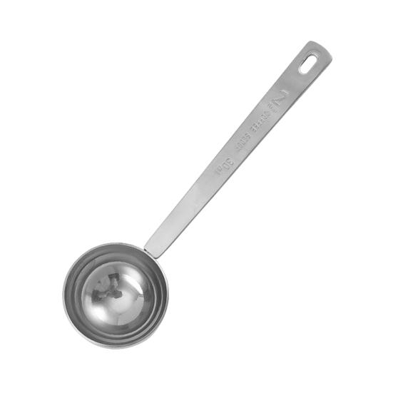 Stainless Steel Measuring Spoon Long Handle Coffee Scoop Spoon Tablespoon 5ml 10ml 15ml 20ml 30ml Cooking Measurement Tool for Ground Coffee