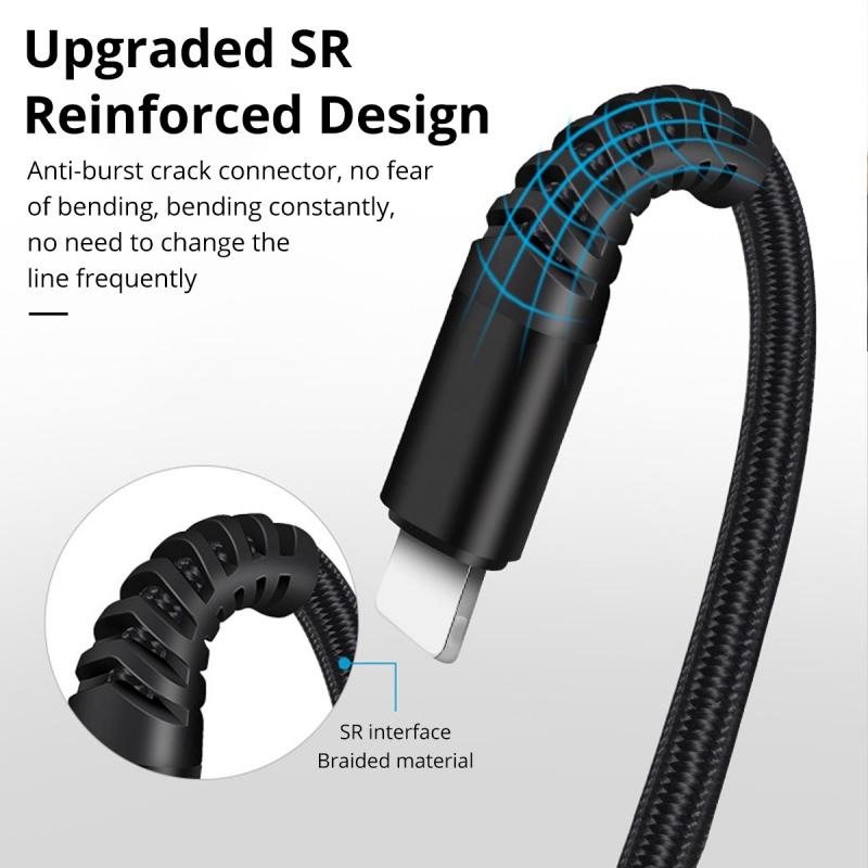 FONKEN For iPhone 12 Series & XS XR 11 Pro Max Mini PD 20W Type C To Lightning Data Cable Support Charging Data Transfer