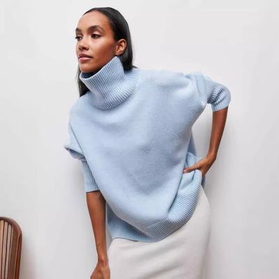 Зимний винтажный свитер с длинным рукавом, женский свободный топ, женский теплый свитер