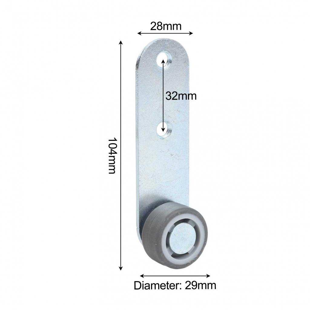 Опускаемое опорное колесо Деревянная дверная pulley Плавная работа