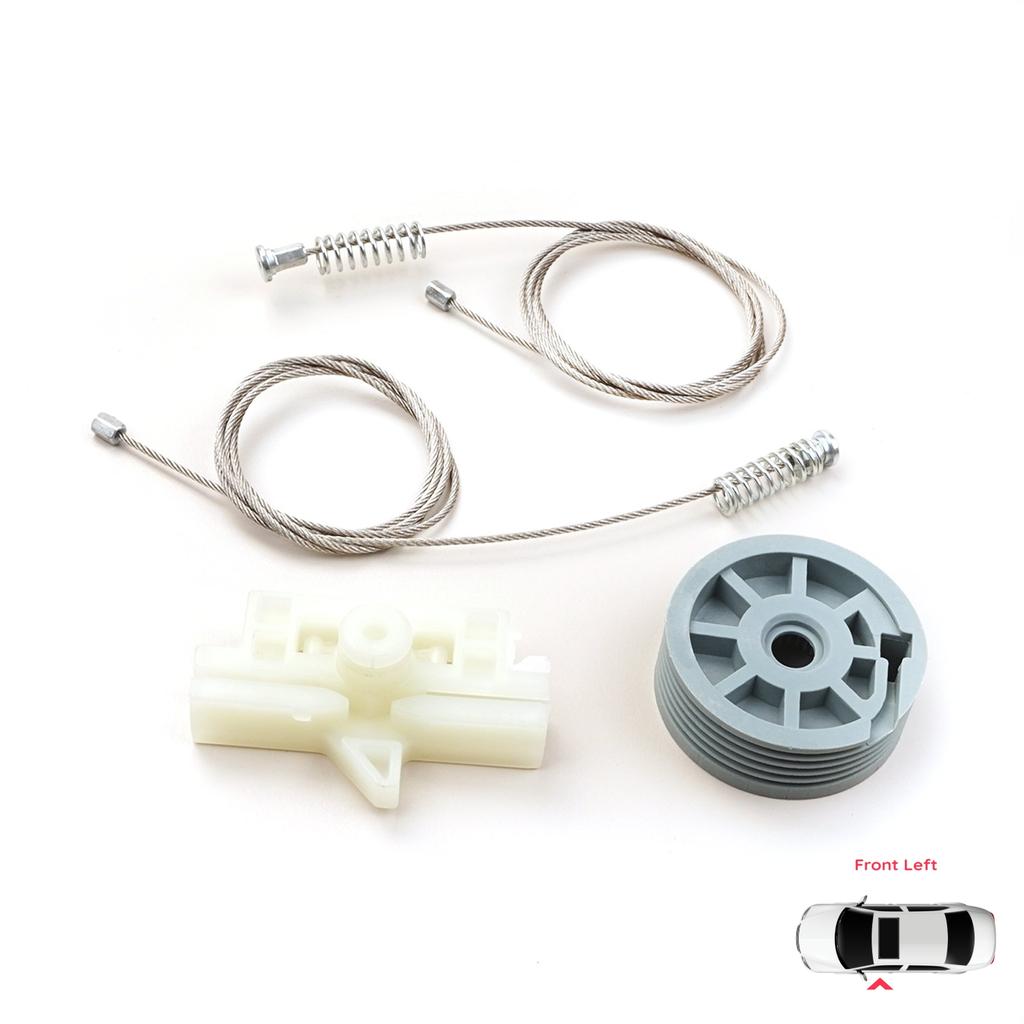 BWR926 Electric Window Regulator Repair Kit Front Left for Fiat Fiorino Qubo 225 Peugeot Bipper Citroen Nemo AA 2008-2024 9221EP