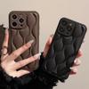 Роскошный однотонный чехол для телефона с 3D волнистой текстурой для iPhone 11 12 13 14 15 Pro Max Plus, мягкий силиконовый противоударный бампер, задняя крышка