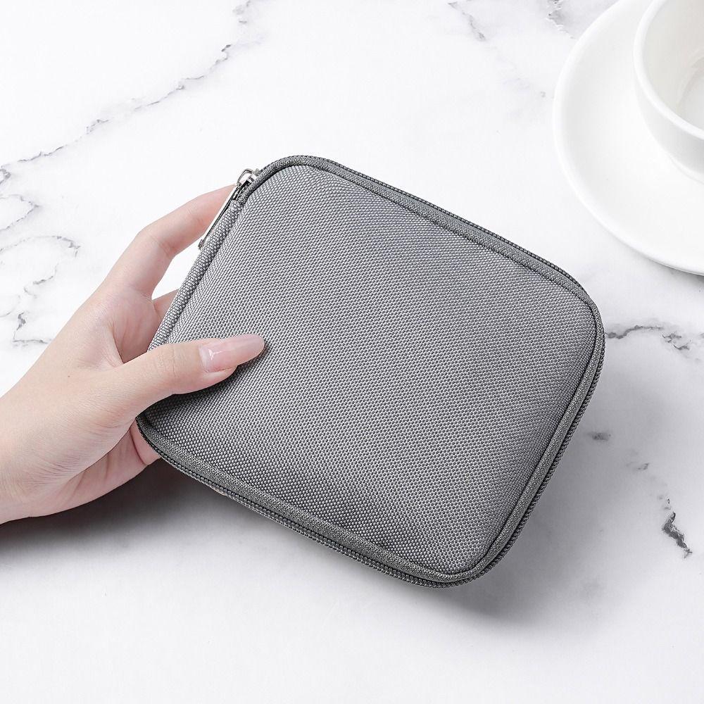 Portable Data Cable Organizer Zipper Mini Storage Pouch New Digital Storage Bag U Disk