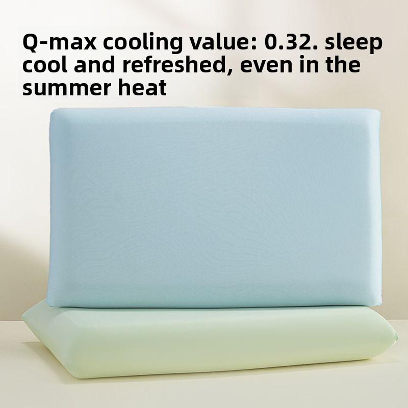 1-10PCS Ice Silk Cooling Pillowcase for Memory Universal Inner Cover Summer Breathable Soft Durable Cold Feeling Washable