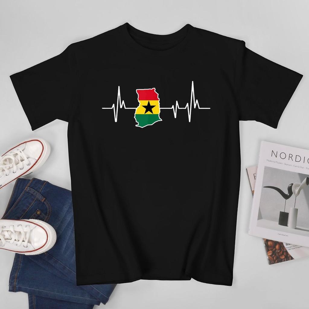 More Design Ghana Flag Ghanaian Unisex Tshirt Tees Tshirt Oneck T Shirts Unisex Boys Clothing 100 Cotton