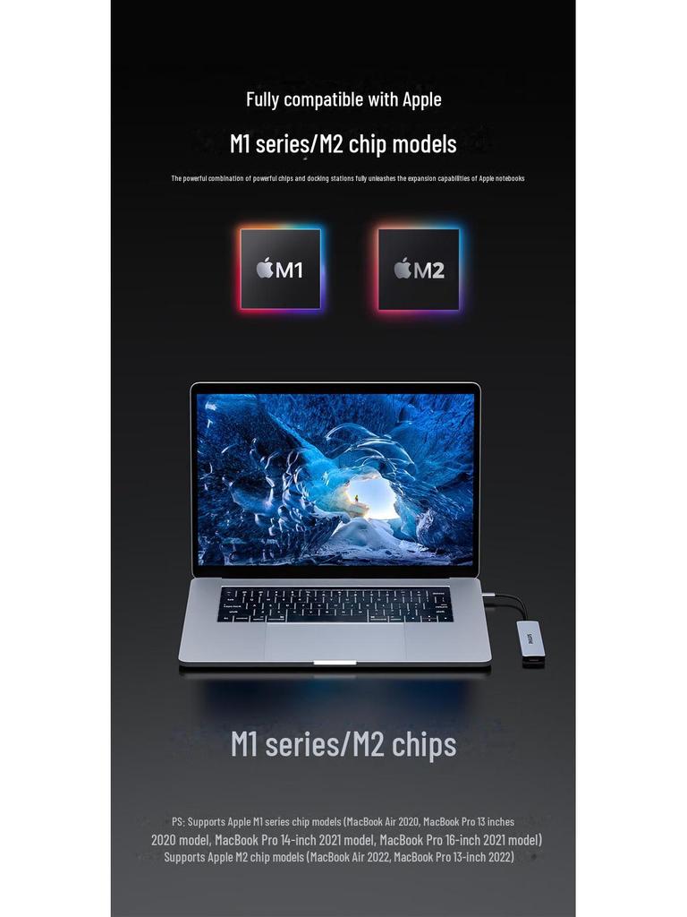 Хаб Philips Type-C для Apple и Huawei: HDMI, Сеть, Док-станция для расширения USB