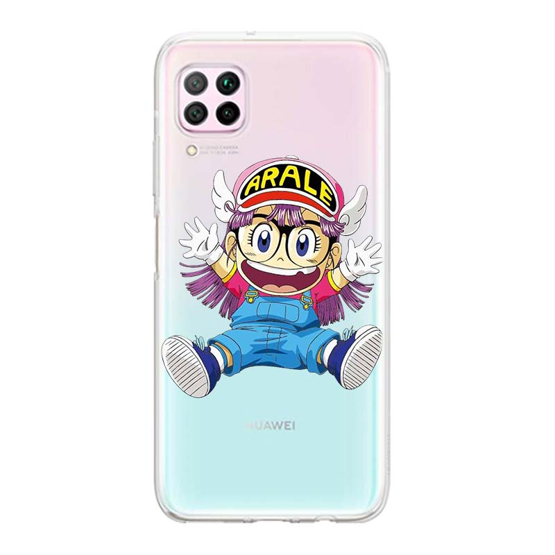Arale Dr Slump Soft TPU Silicone Cover For Huawei P50 P40 P30 P20 Pro P10 P9 P8 Lite E Plus 2019 Phone Case